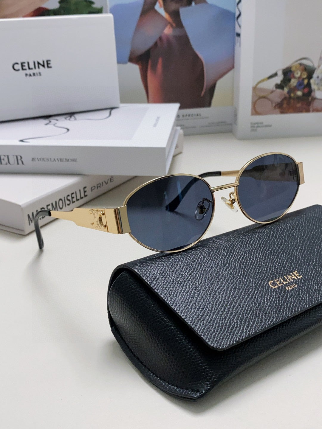 TRIOMPHE SUNGLASSES 548598 IN METAL