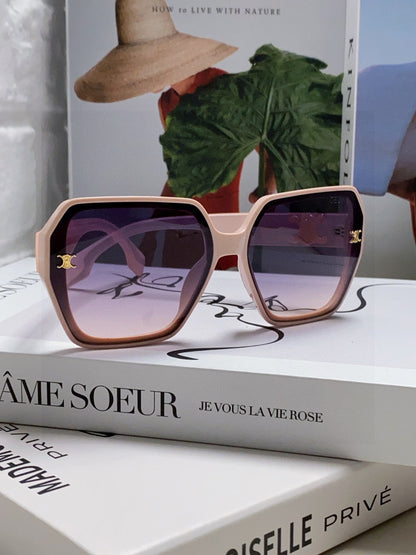 TRIOMPHE SUNGLASSES 552769 IN PINK ACETATE
