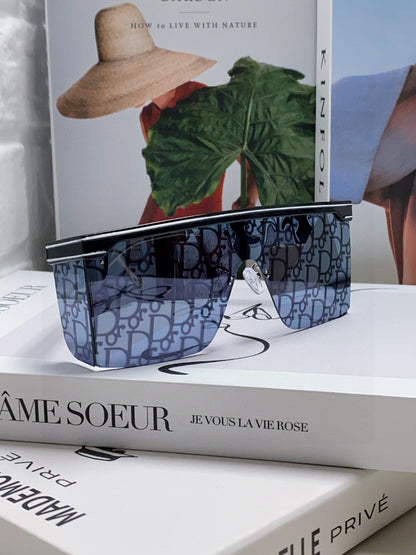 OBLIQUE SUNGLASS CLUB M1U IN BLACK ACETATE