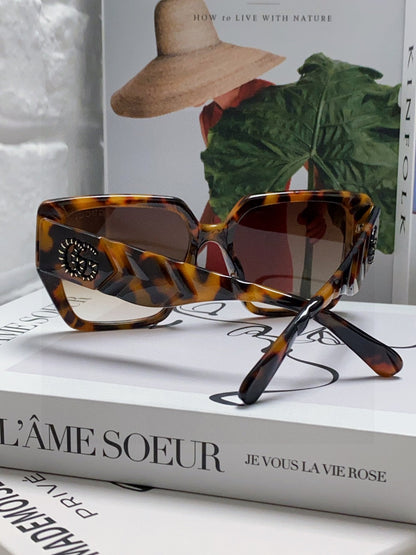 SQUARE FRAME SUNGLASSES 570209 IN ACETATE