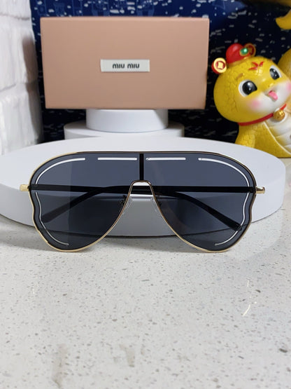 RUNWAY SUNGLASSES 571640 IN BLACK METAL BLACK LENSES
