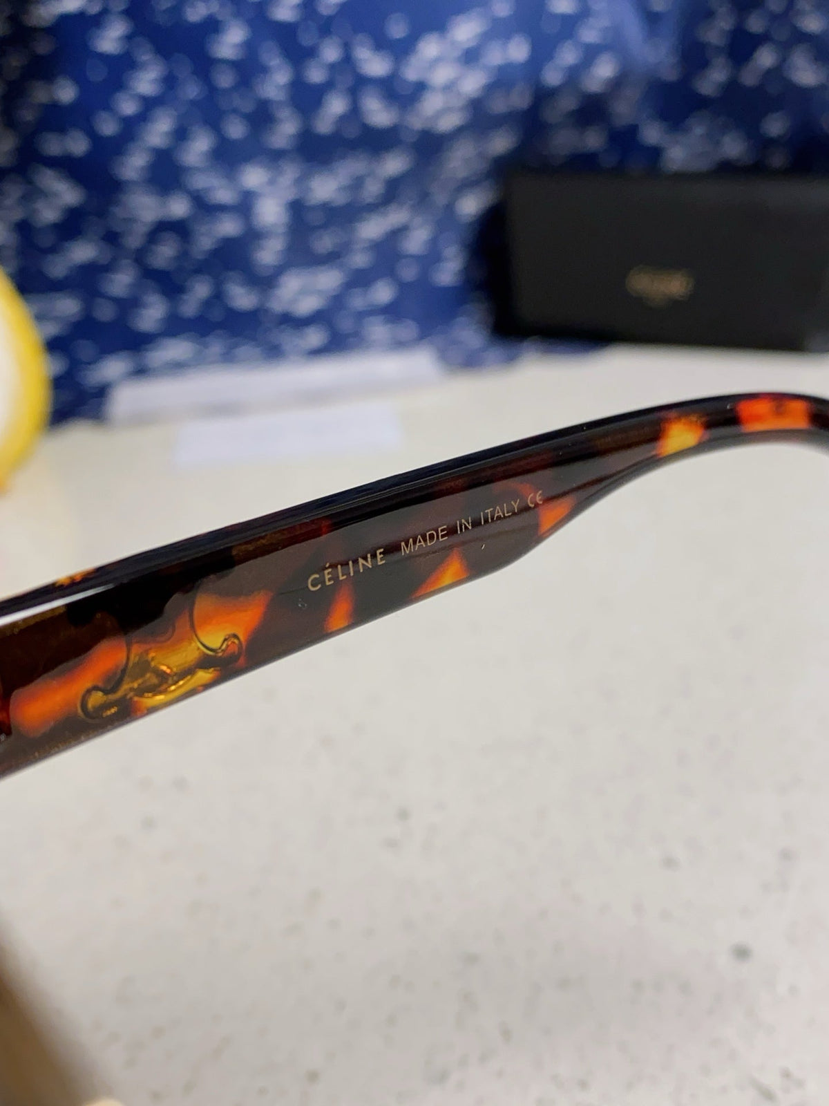 TRIOMPHE SUNGLASS 538531 IN HAVANA ACETATE BLACK LENSES