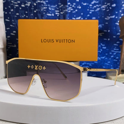 GOLDEN MASK SUNGLASSES 582732 IN GOLD METAL DARK GREY SMOKE LENSES