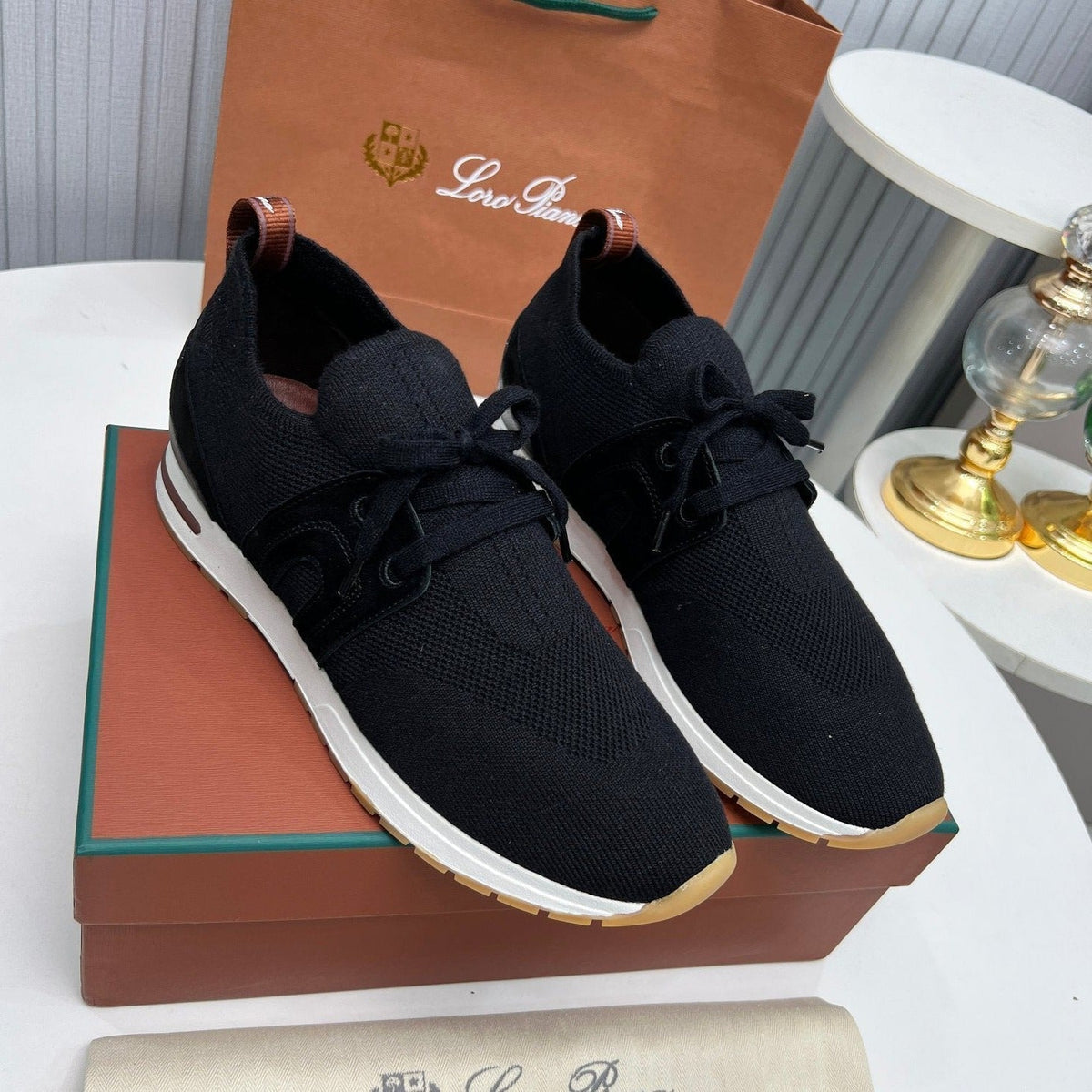 LP 360 FLEXY WALK SNEAKER BLACK FABRICS