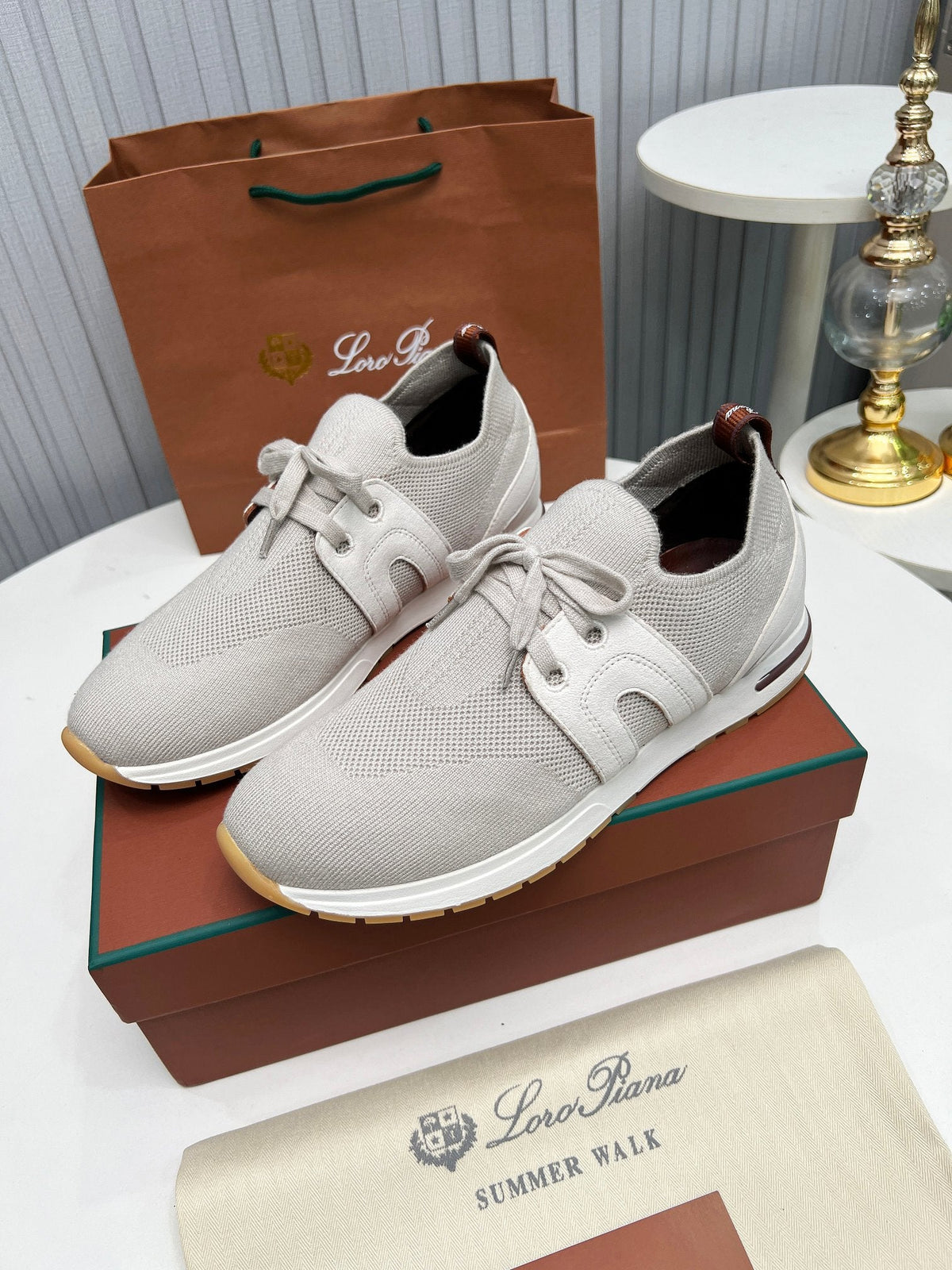 LP 360 FLEXY WALK SNEAKER LIGHT GRAY FABRICS