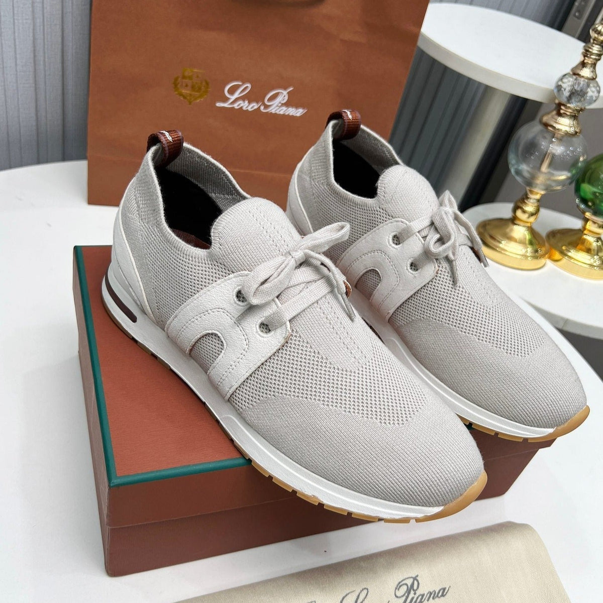 LP 360 FLEXY WALK SNEAKER LIGHT GRAY FABRICS
