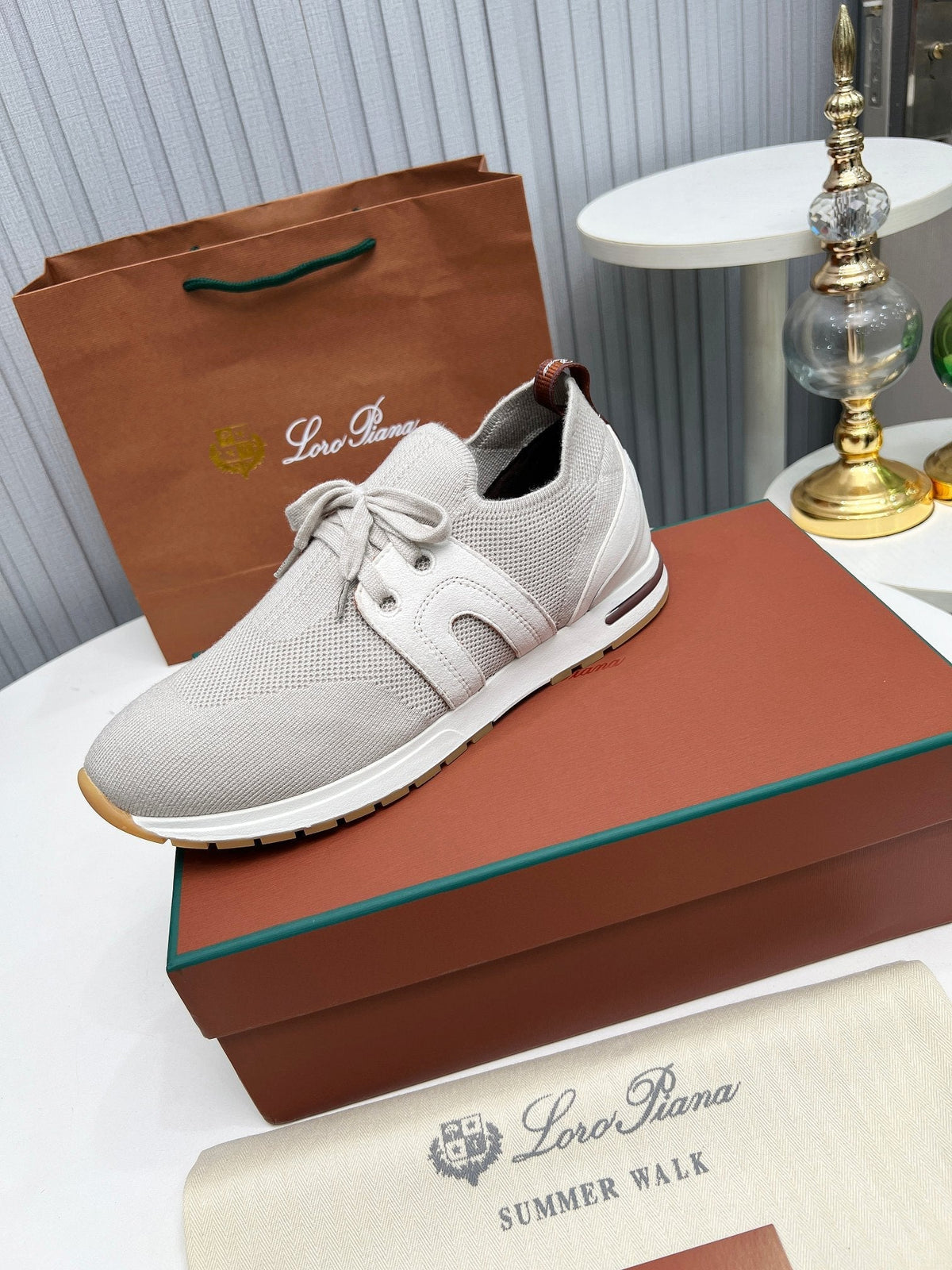 LP 360 FLEXY WALK SNEAKER LIGHT GRAY FABRICS