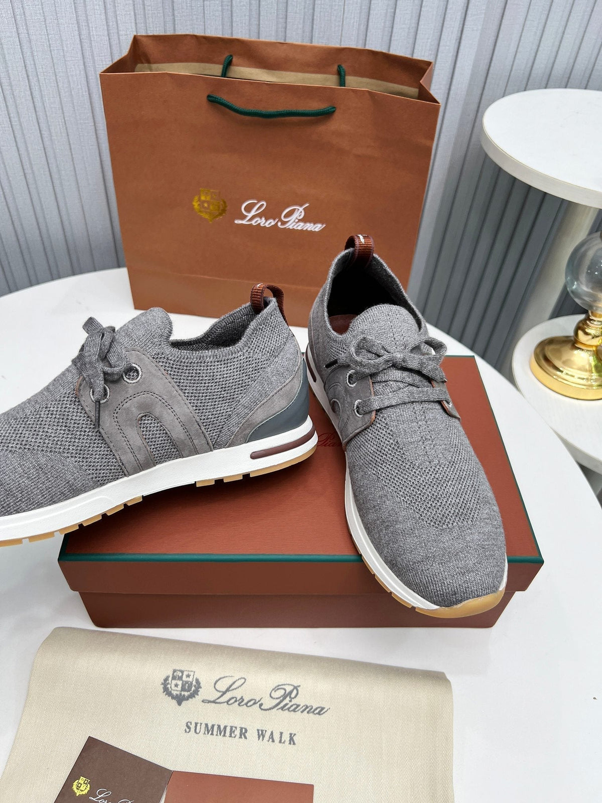 LP 360 FLEXY WALK SNEAKER GRAY FABRICS