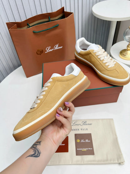 LP TENNIS WALK SNEAKERS TAWNY SUEDE