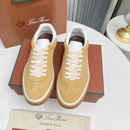 LP TENNIS WALK SNEAKERS TAWNY SUEDE