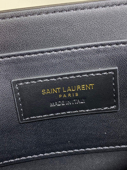 SOLFERINO SMALL SATCHEL 19 IN WHITE CALFSKIN GOLD HARDWARE