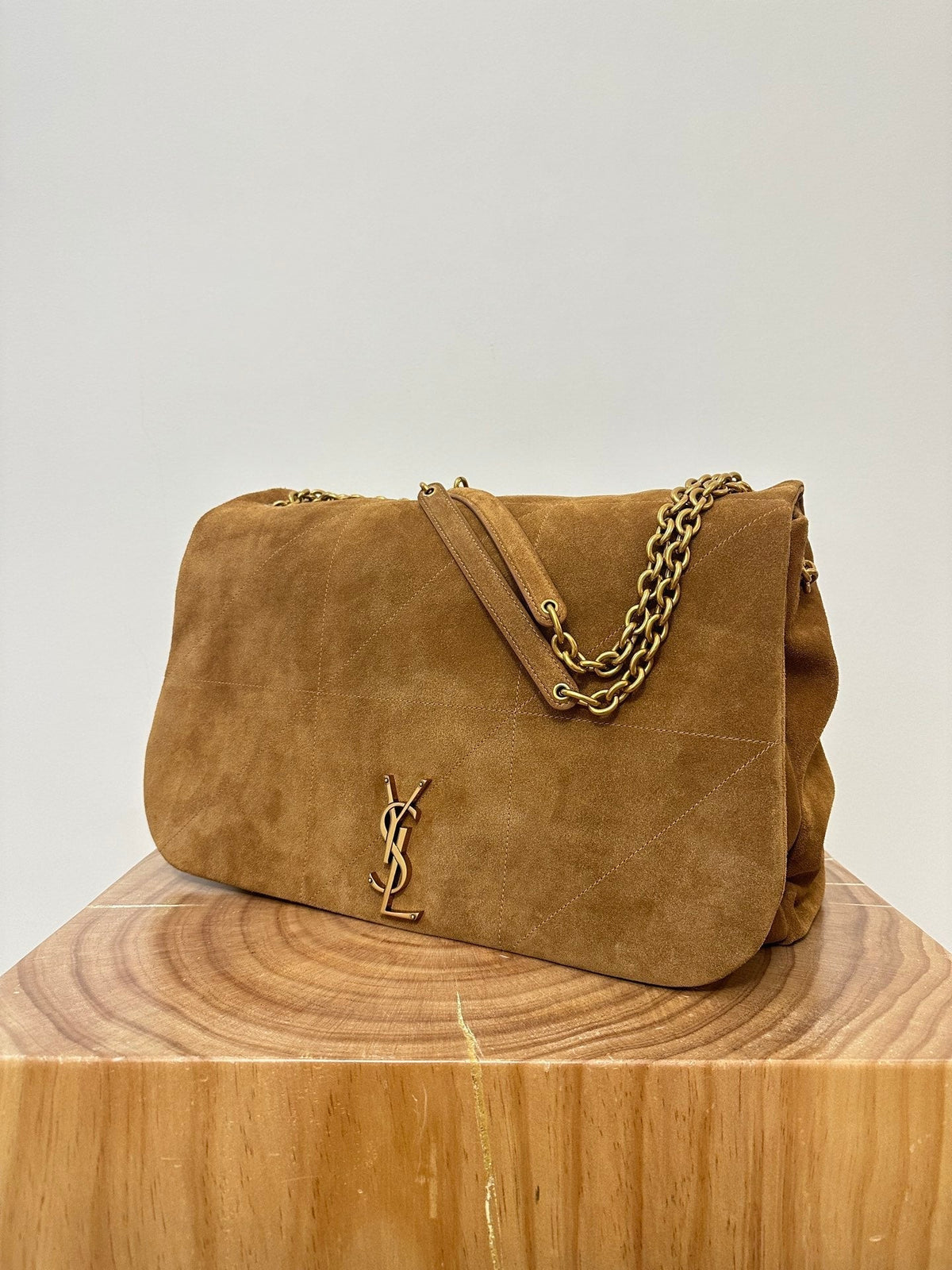 JAMIE 43 LARGE SUEDE CARAMEL BROWN