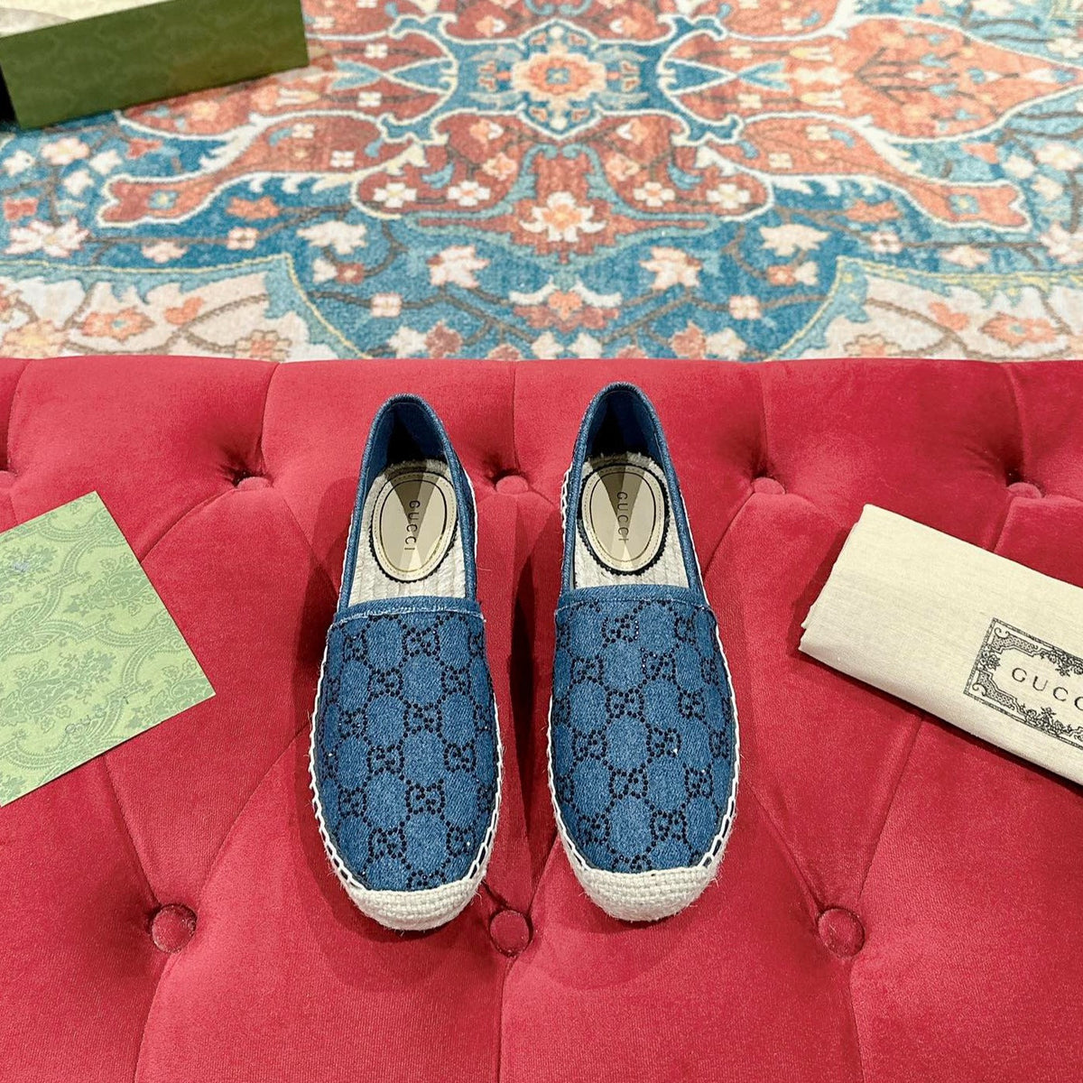 GG ESPADRILLE LOAFER AEGEAN CANVAS