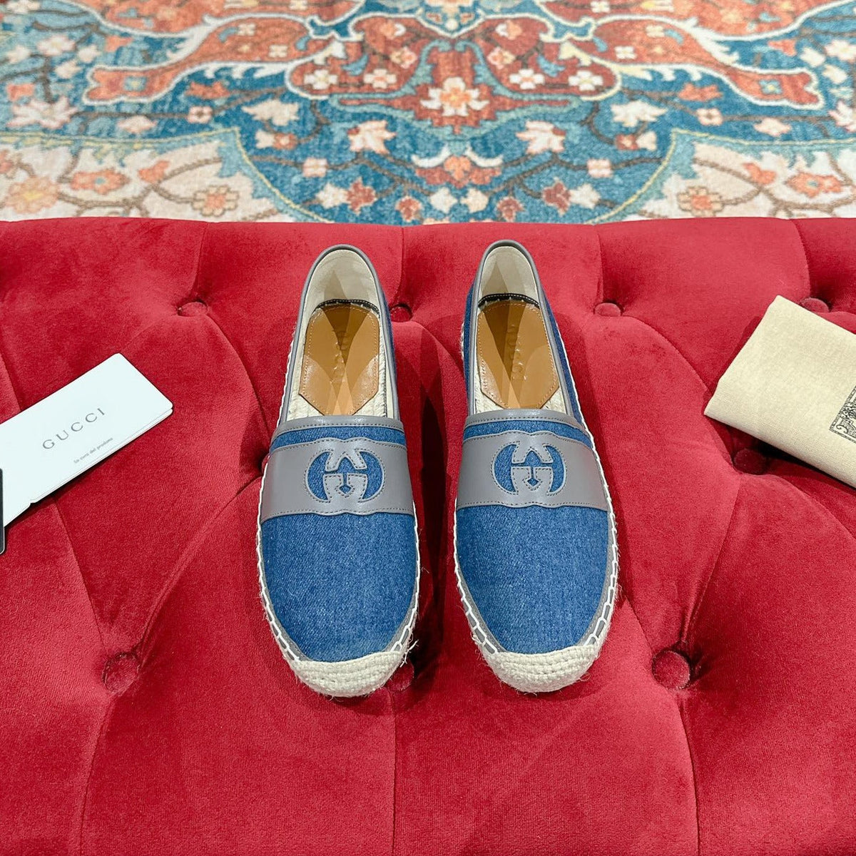 GG ESPADRILLES SLIP - ON AEGEAN CANVAS