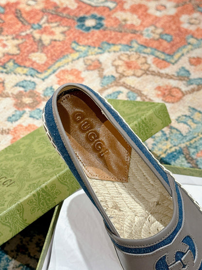 GG ESPADRILLES SLIP - ON AEGEAN CANVAS