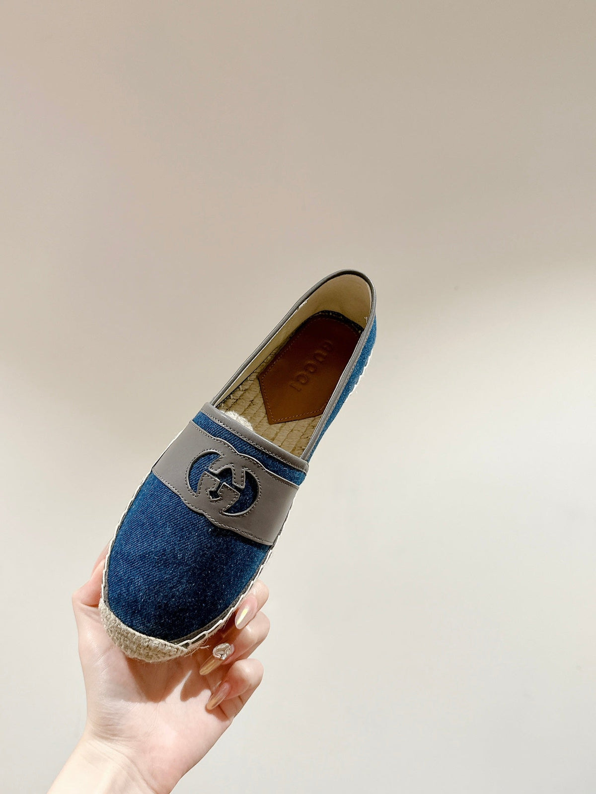 GG ESPADRILLES SLIP - ON AEGEAN CANVAS
