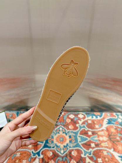 GG ESPADRILLES SLIP - ON AEGEAN CANVAS