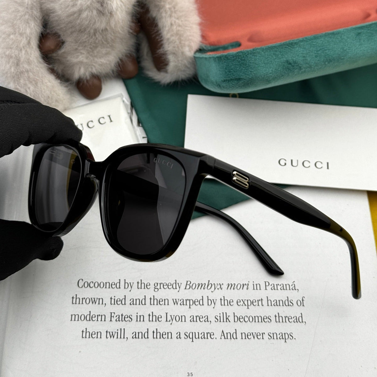 SQUARE FRAME SUNGLASSES G57712 IN ACETATE