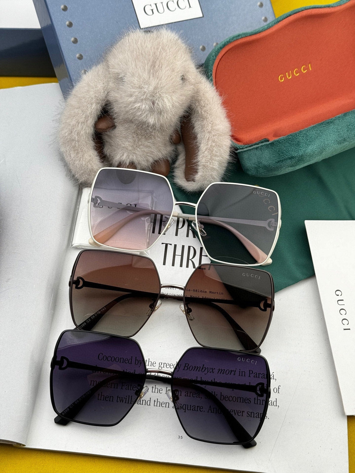 SQUARE FRAME SUNGLASSES G9638 IN METAL