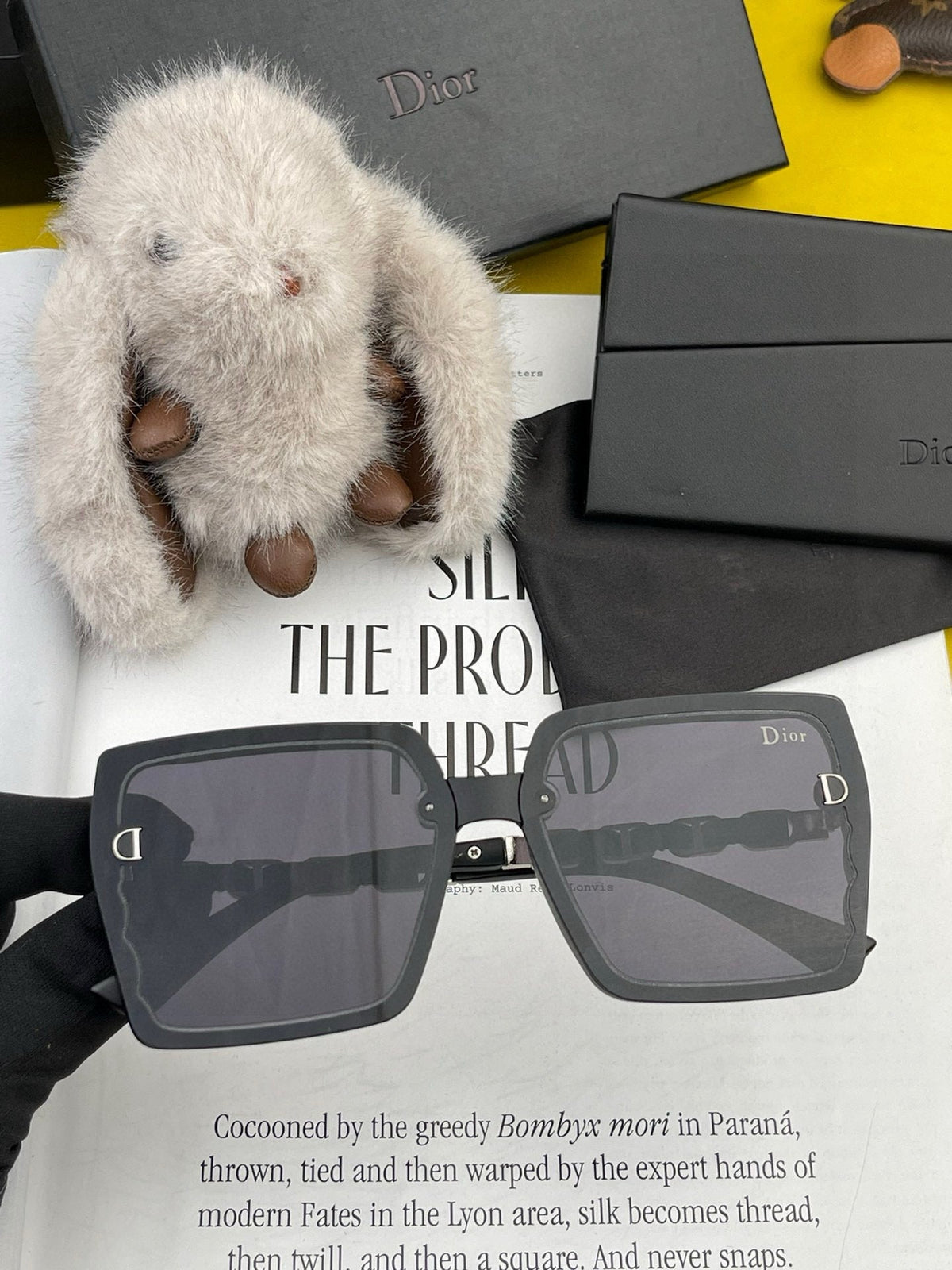 MONTAIGNE SUNGLASS CD5302 IN ACETATE EMBOSSED LOGO