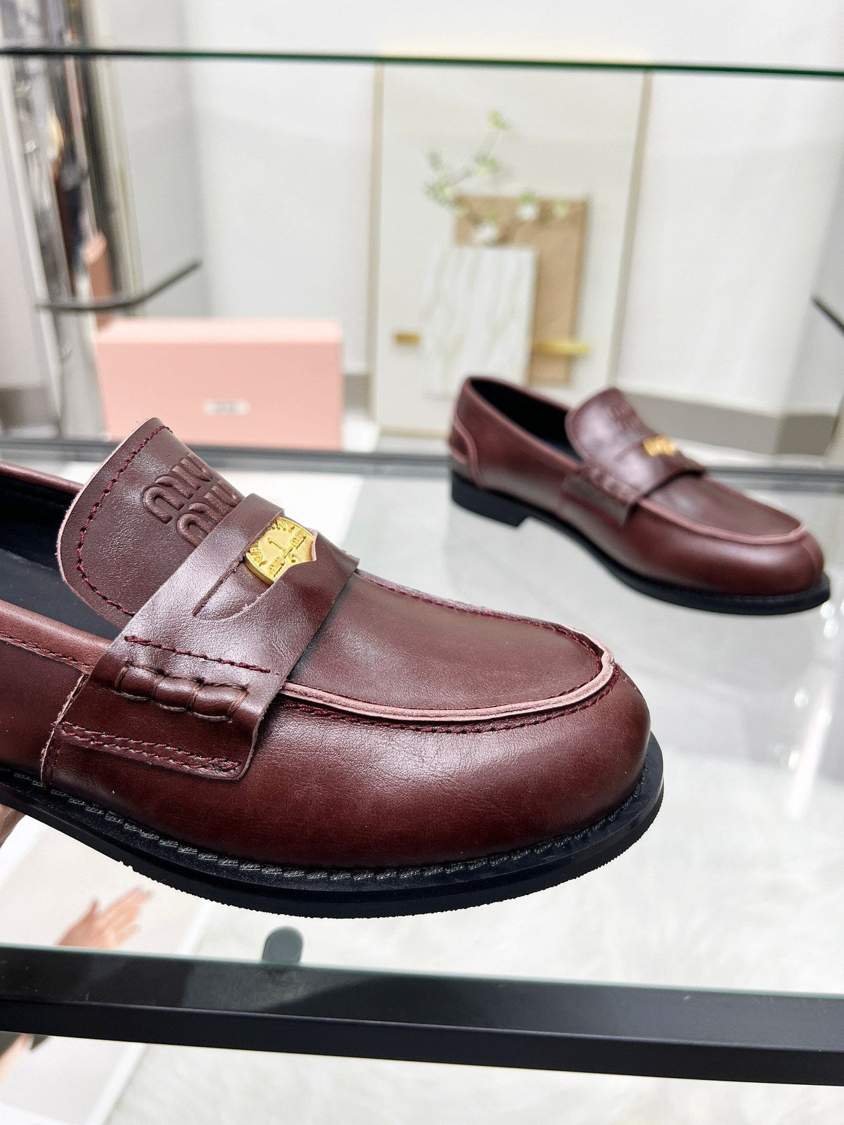 PENNY LOAFERS IN DARK BROWN CALFSKIN