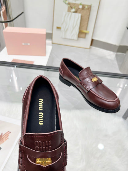 PENNY LOAFERS IN DARK BROWN CALFSKIN