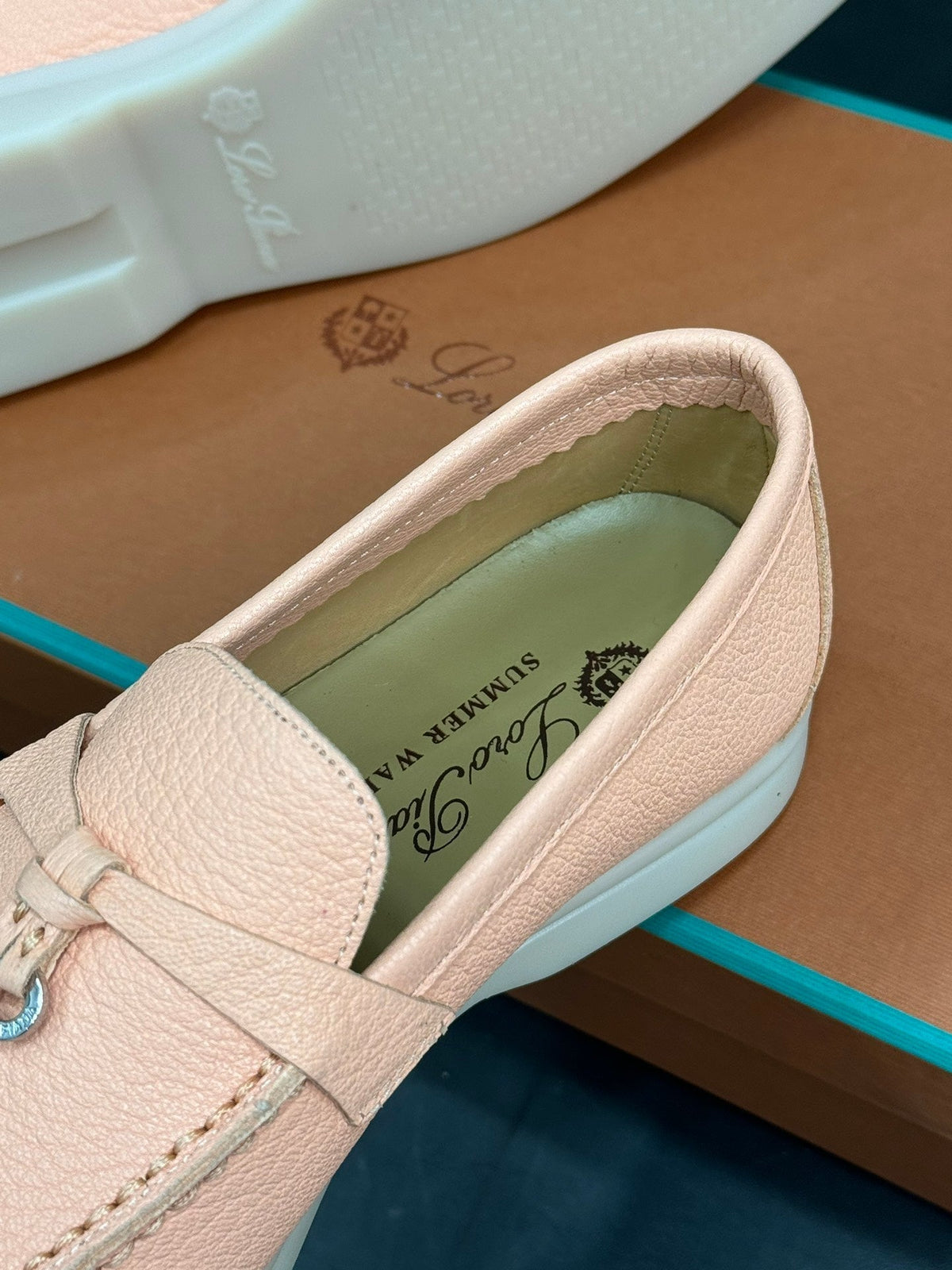 LP SUMMER CHARMS WALK LOAFERS CANTANLOUPE LAMBSKIN