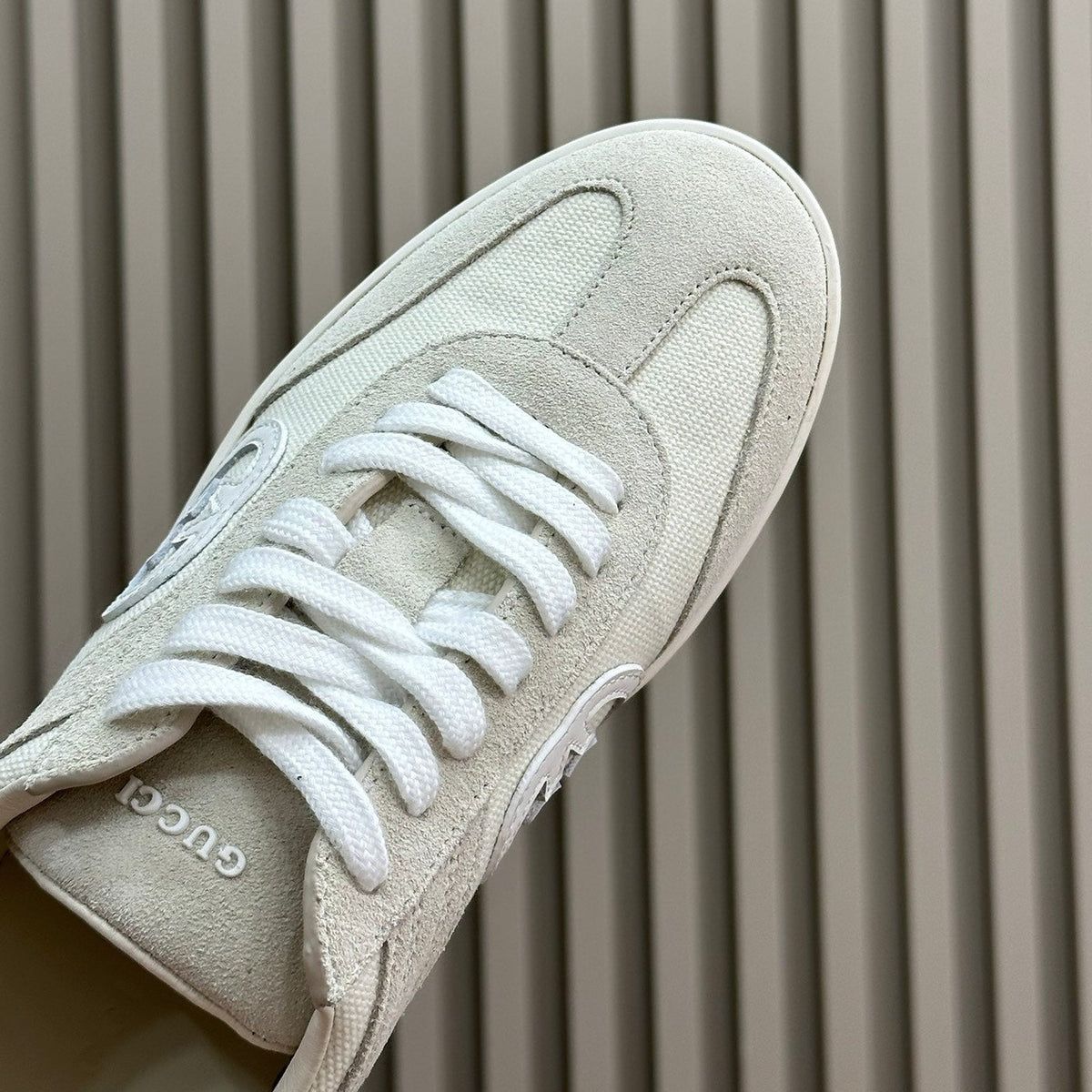 GG replica shoes white
