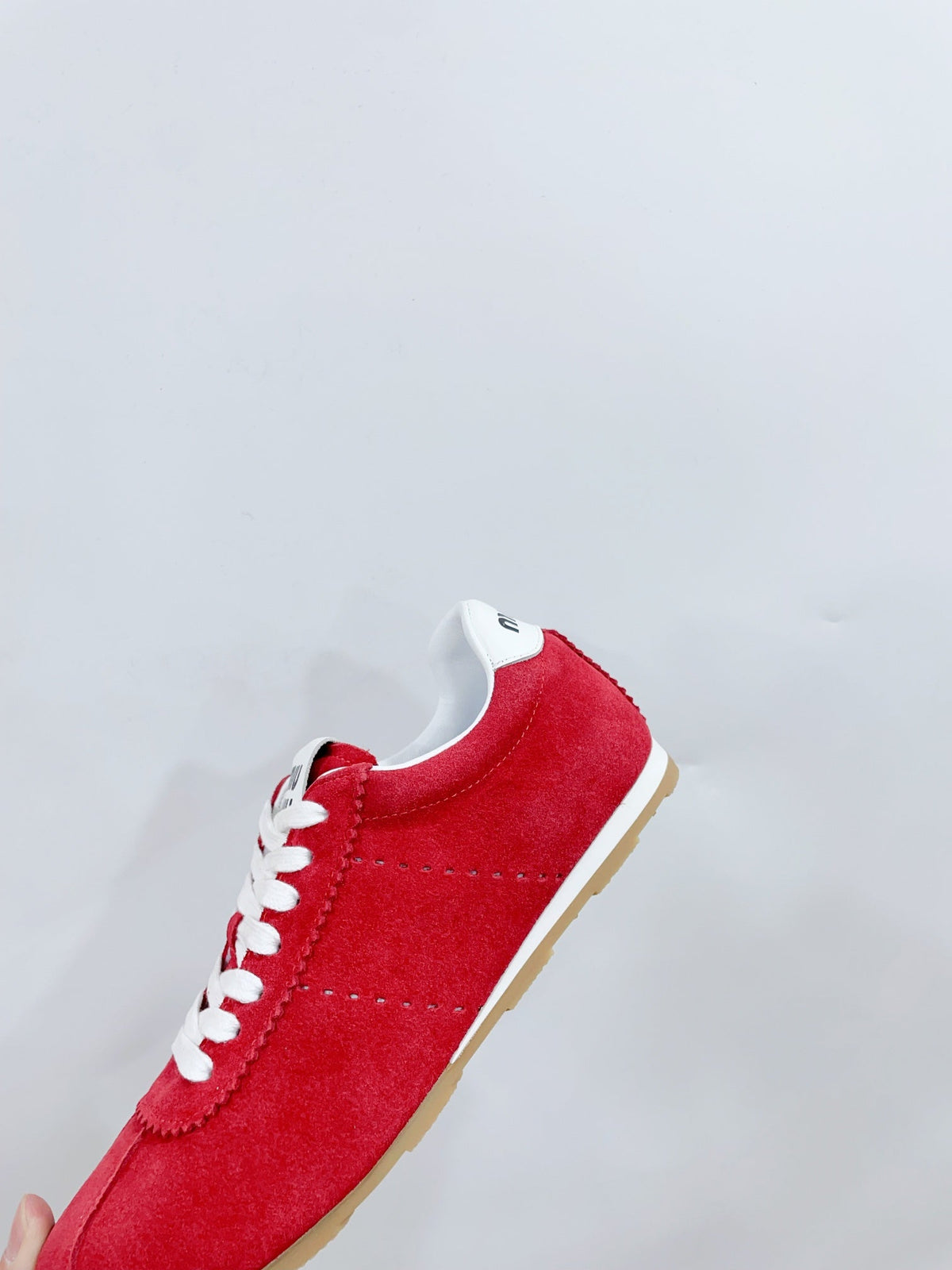 PLUME SUEDE SNEAKERS WATERMELON