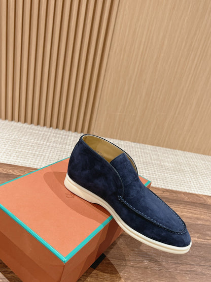 LP OPEN WALK LOAFERS NAVY SUEDE