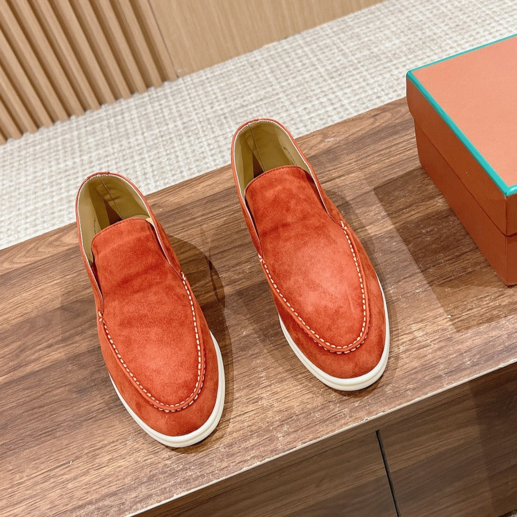 LP OPEN WALK LOAFERS FIRE SUEDE