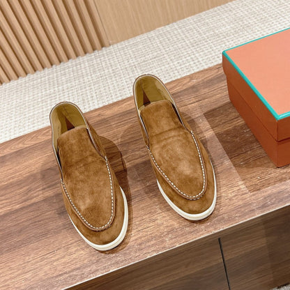LP OPEN WALK LOAFERS SEPIA SUEDE