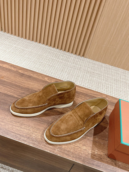 LP OPEN WALK LOAFERS SEPIA SUEDE