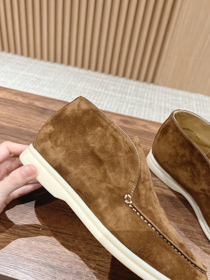 LP OPEN WALK LOAFERS SEPIA SUEDE