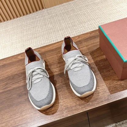 LP BASIC 360 FLEXY WALK SNEAKER LIGHT GRAY AND GRAY FABRICS