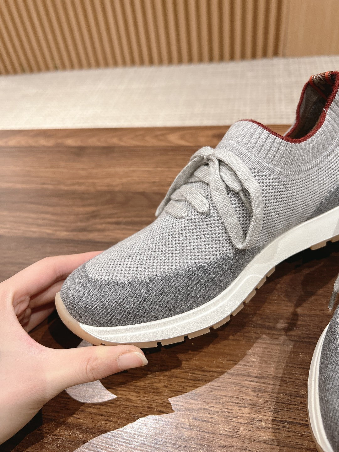 LP BASIC 360 FLEXY WALK SNEAKER LIGHT GRAY AND GRAY FABRICS
