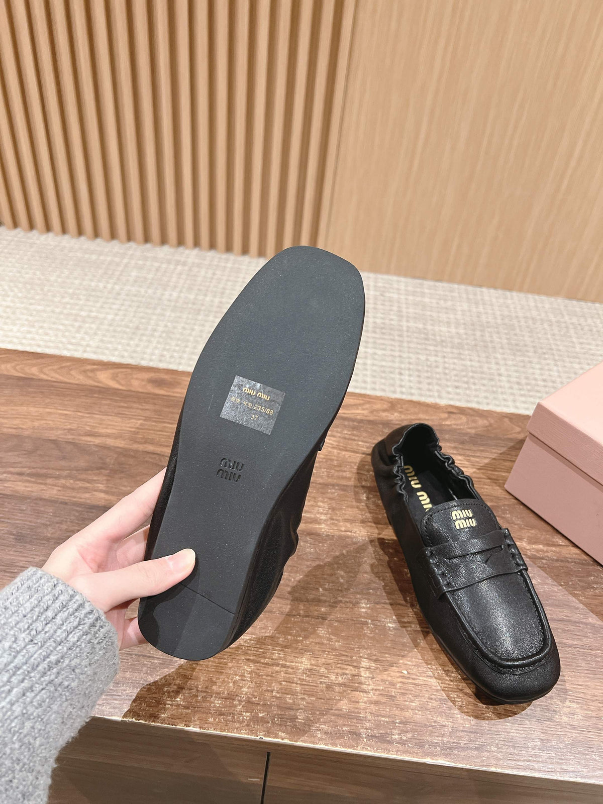 NAPPA LOAFERS IN BLACK LAMBSKIN
