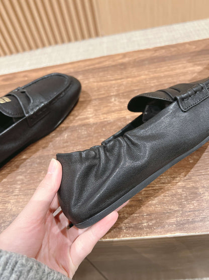 NAPPA LOAFERS IN BLACK LAMBSKIN