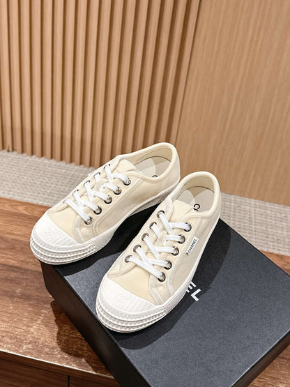 CONVERSE SNEAKER IN BEIGE CREAM CANVAS