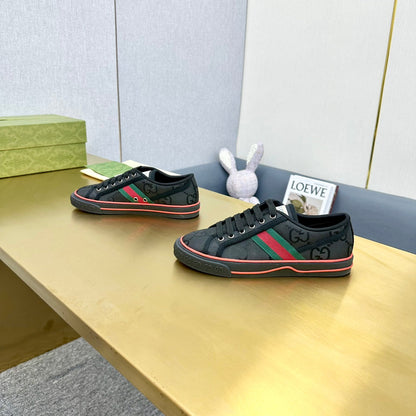 GG TENNIS 1977 TRAINER BLACK CANVAS