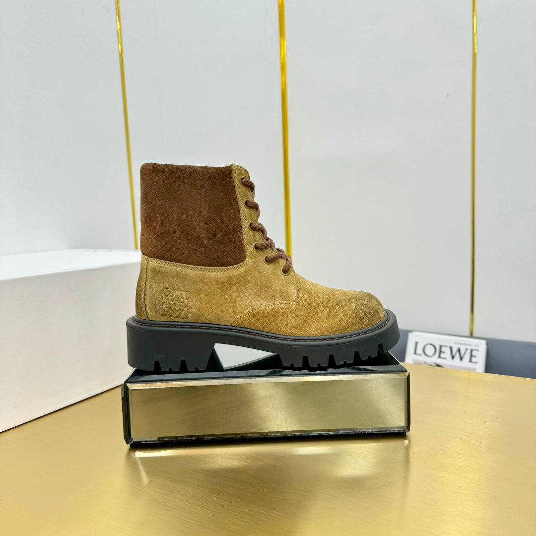 LW SIERRA COMBAT BOOT GOLD SUEDE