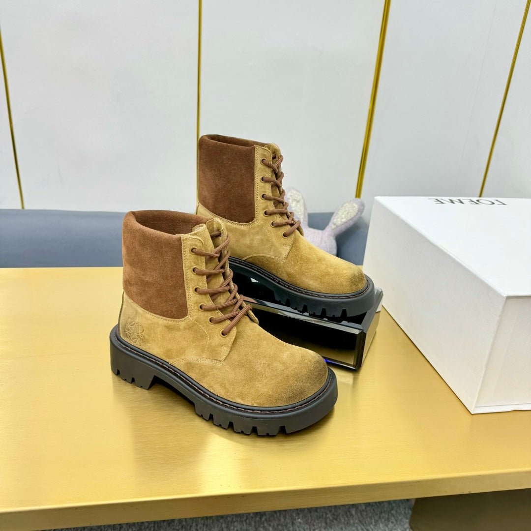 LW SIERRA COMBAT BOOT GOLD SUEDE