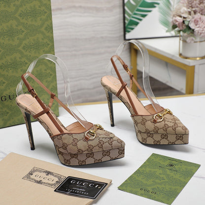 GG Valentino High heels Brown