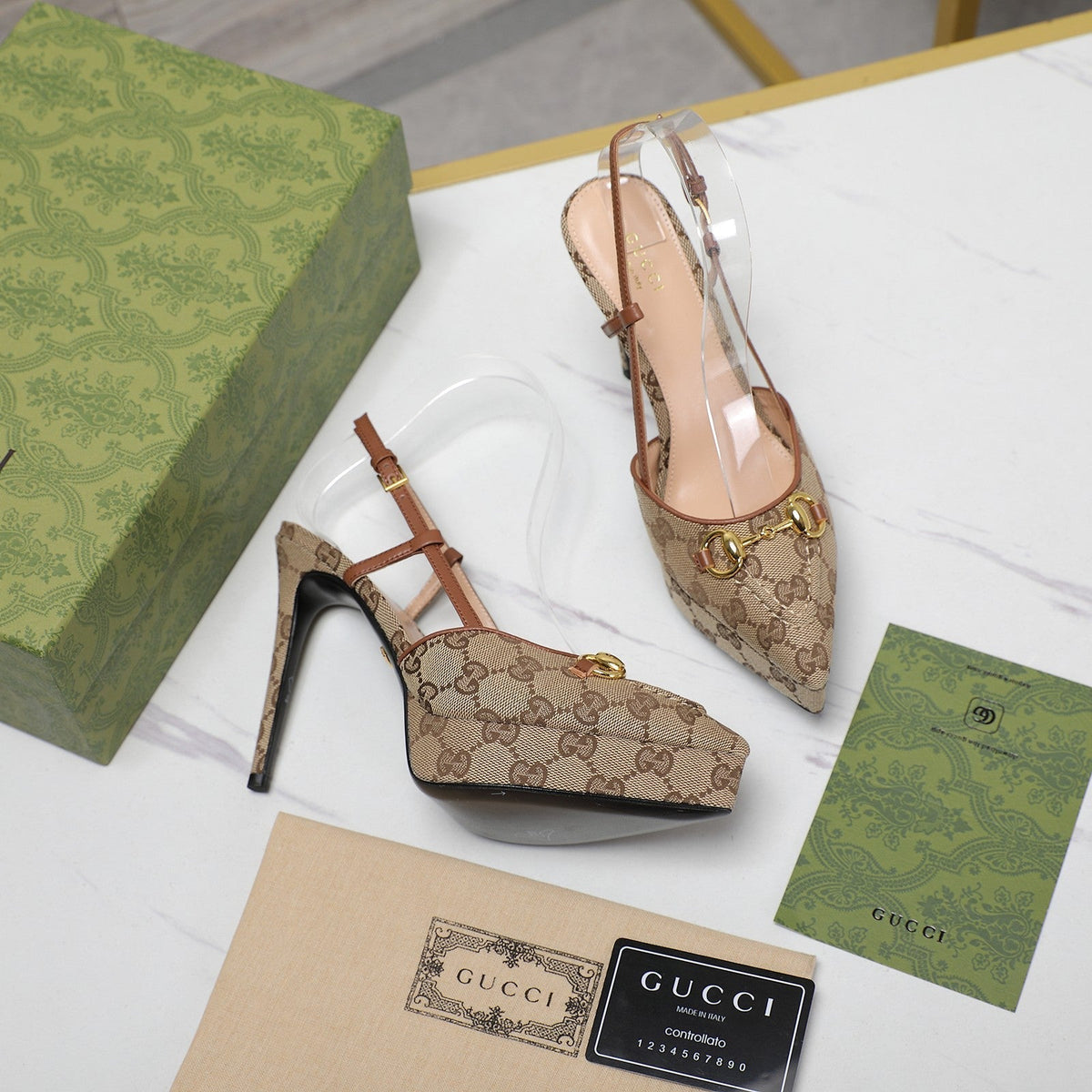 GG Valentino High heels Brown