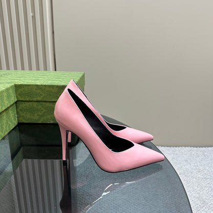 GG 105 HIGH HEEL PUMP LIGHT PINK LAMBSKIN
