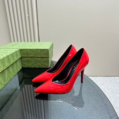GG 105 HIGH HEEL PUMP CANDY LAMBSKIN