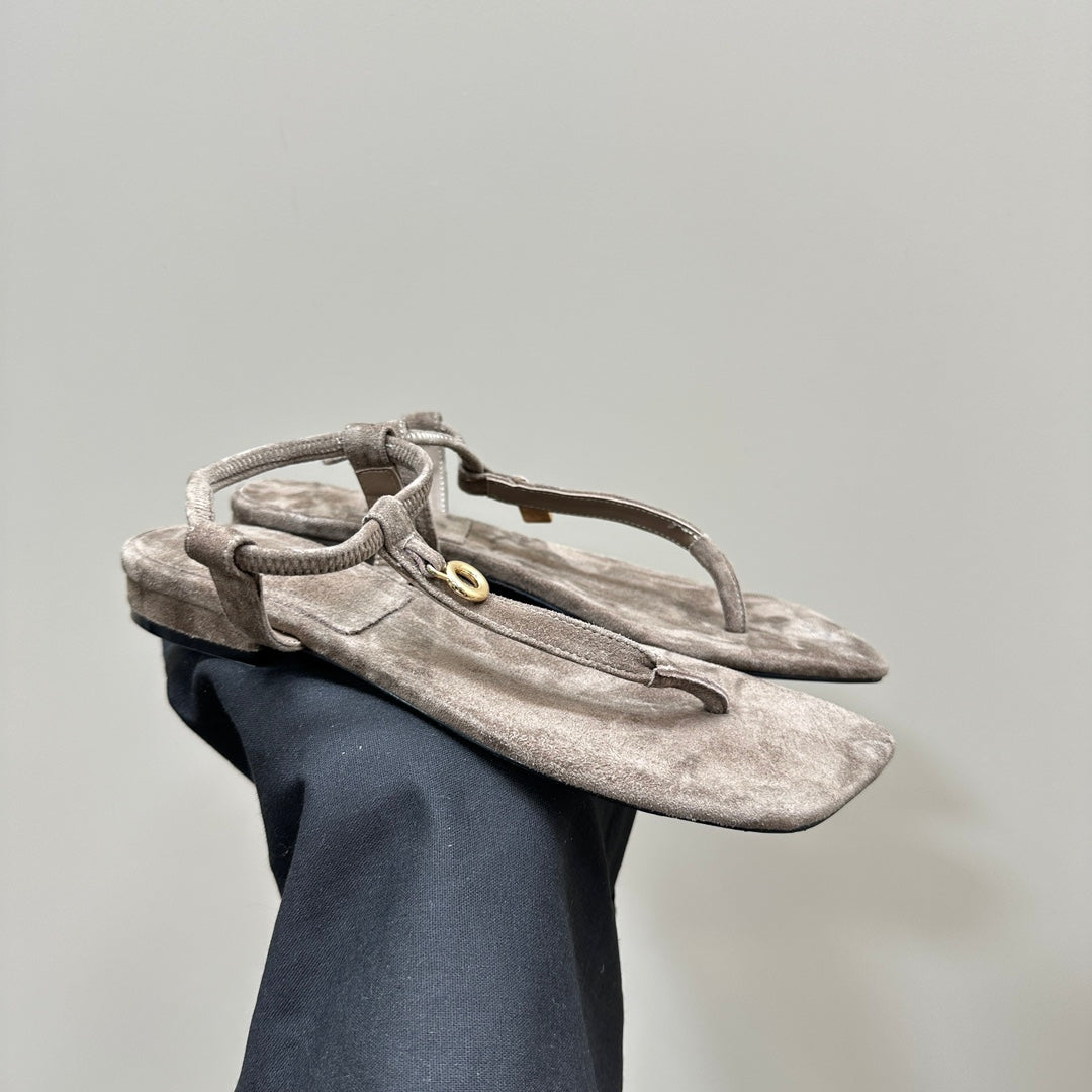 LP MINDIL SANDAL LIGHT BROWN SUEDE