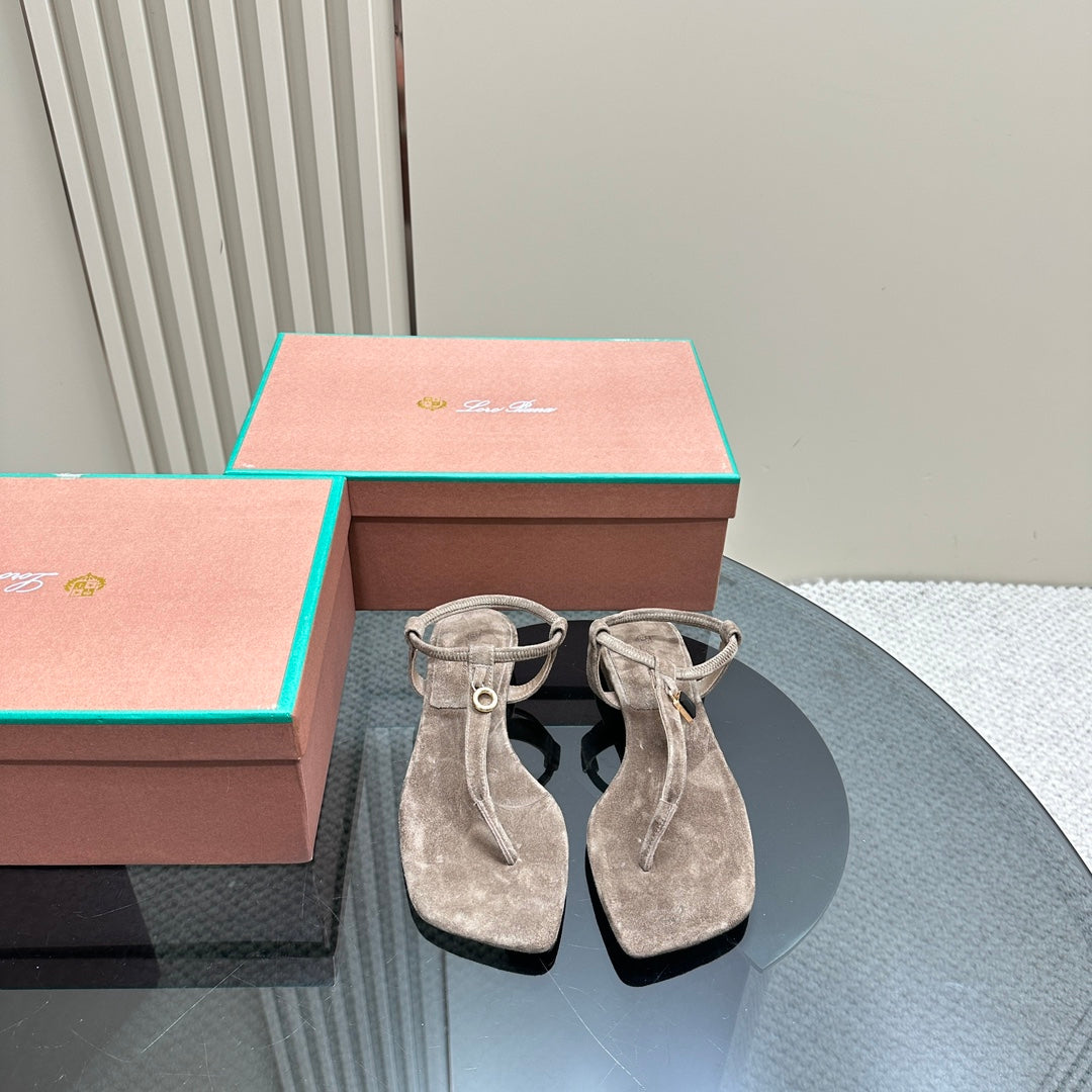 LP MINDIL SANDAL LIGHT BROWN SUEDE