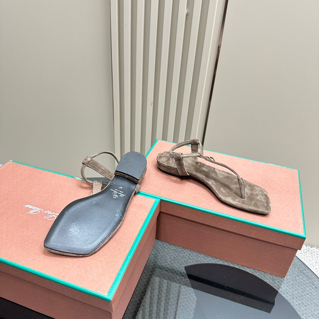 LP MINDIL SANDAL LIGHT BROWN SUEDE