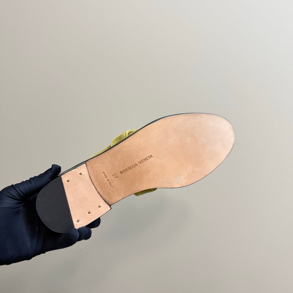 ASTAIRE MULE IN OLIVE GREEN SUEDE